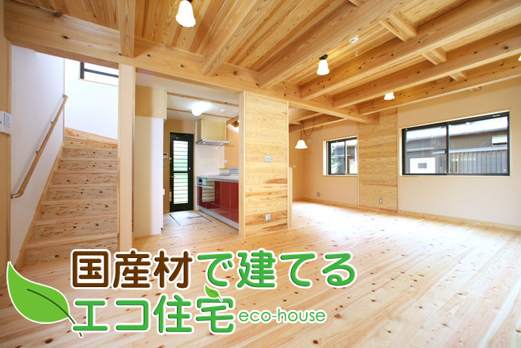 ロハスな家　紀州材で建てる住宅：完成の様子